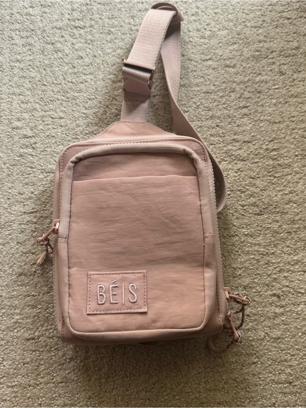 Beis Atlas Pink The Sport Sling Bag